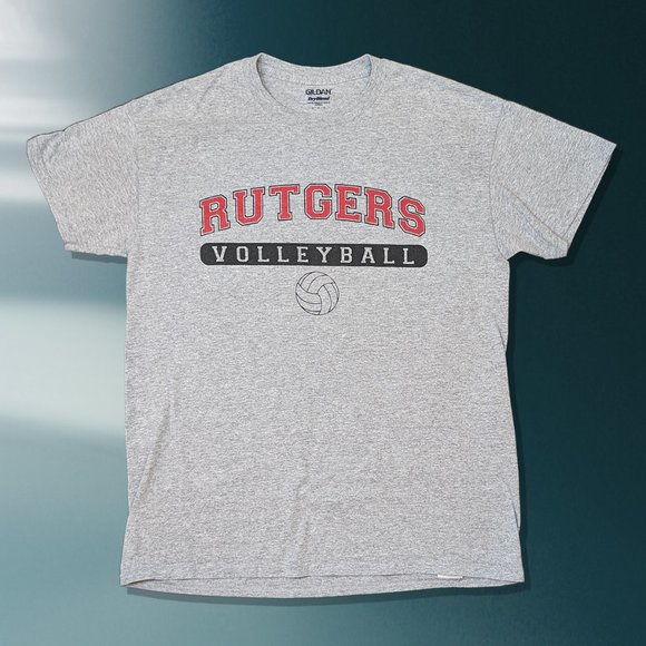 Gildan - Rutgers Volleyball Gray Short Sleeve - Picture 1 of 2